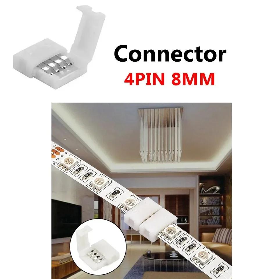 

5 шт. 2-контактный 3-контактный 4-контактный 5-контактный T/L-образный разъем для светодиодной ленты 8 мм 10 мм для светодиодной ленты RGB SMD 5050 2835