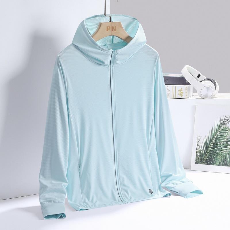 Sun Protection Clothing Men's Thin Jacket Summer Ice Silk Ultra-thin Breathable Anti-ultraviolet Outdoor Skin Sun Protection Clothing Jacket Men