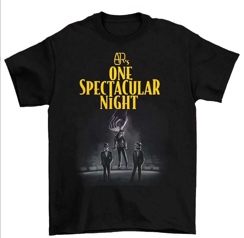

AJR One Spectacular Night Music Concert Tour Shirt Black Cotton Size S-4XL TT151 Unisex T-Shirt XXL