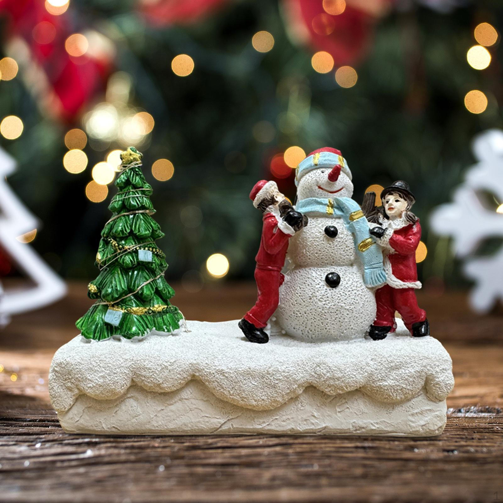 

Рождественская фигурка ночник настольная лампа для дома и офиса Style D