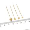 Copper Love Butterfly Five Pointed Star T-shaped Needle Pin For DIY Jewelry Making Craft Accessories