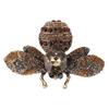 Brož Šperky Retro Bee Shape Alloy Atraktivní ozdobné kamínky Pin Ornament pro kabátový oblek