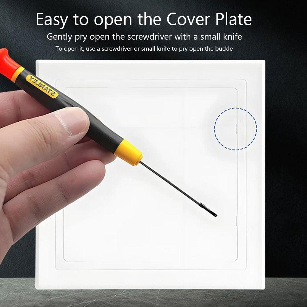 Plastic Access Panel Door Self-adhesive ABS Access Hatch Cover Doors Wall Ceiling