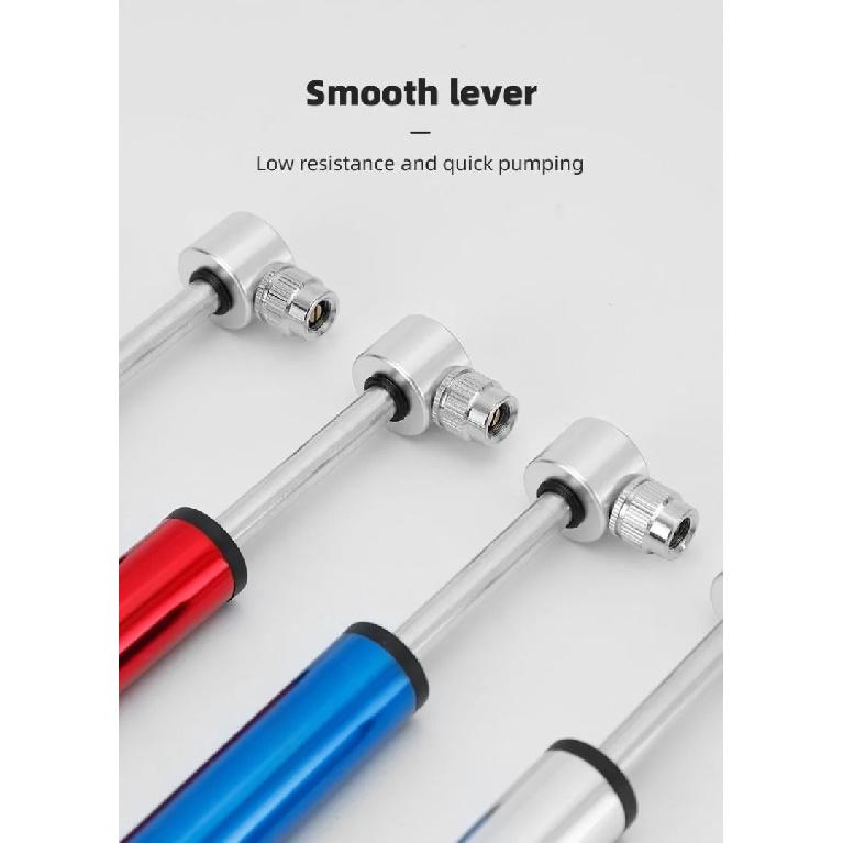 NPY Bicycle Pump Mini Portable Aluminum Alloy Bike Pumps Air Pump Mountain Cycling Tire Inflator Bike Valves Bicycle Pump