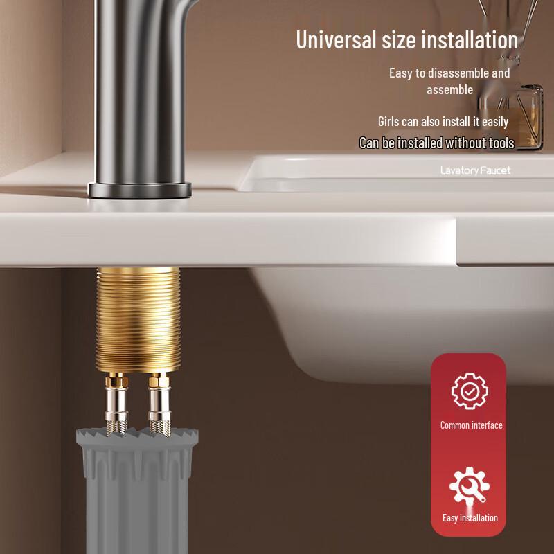 KEGOO Stainless Steel Washbasin Faucet