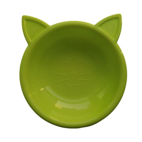 Yousheng Pet Food Bowl Cat Face Shape Large Capacity Feeding Dish Cat Bowl Pet Water Drinking Feeder for Small Dogs