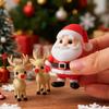 Christmas 3D Printed Santa Claus Reindeer Figurine Statue Xmas Desktop Ornament Navidad Home Decoration 2027 New Year Party Gift
