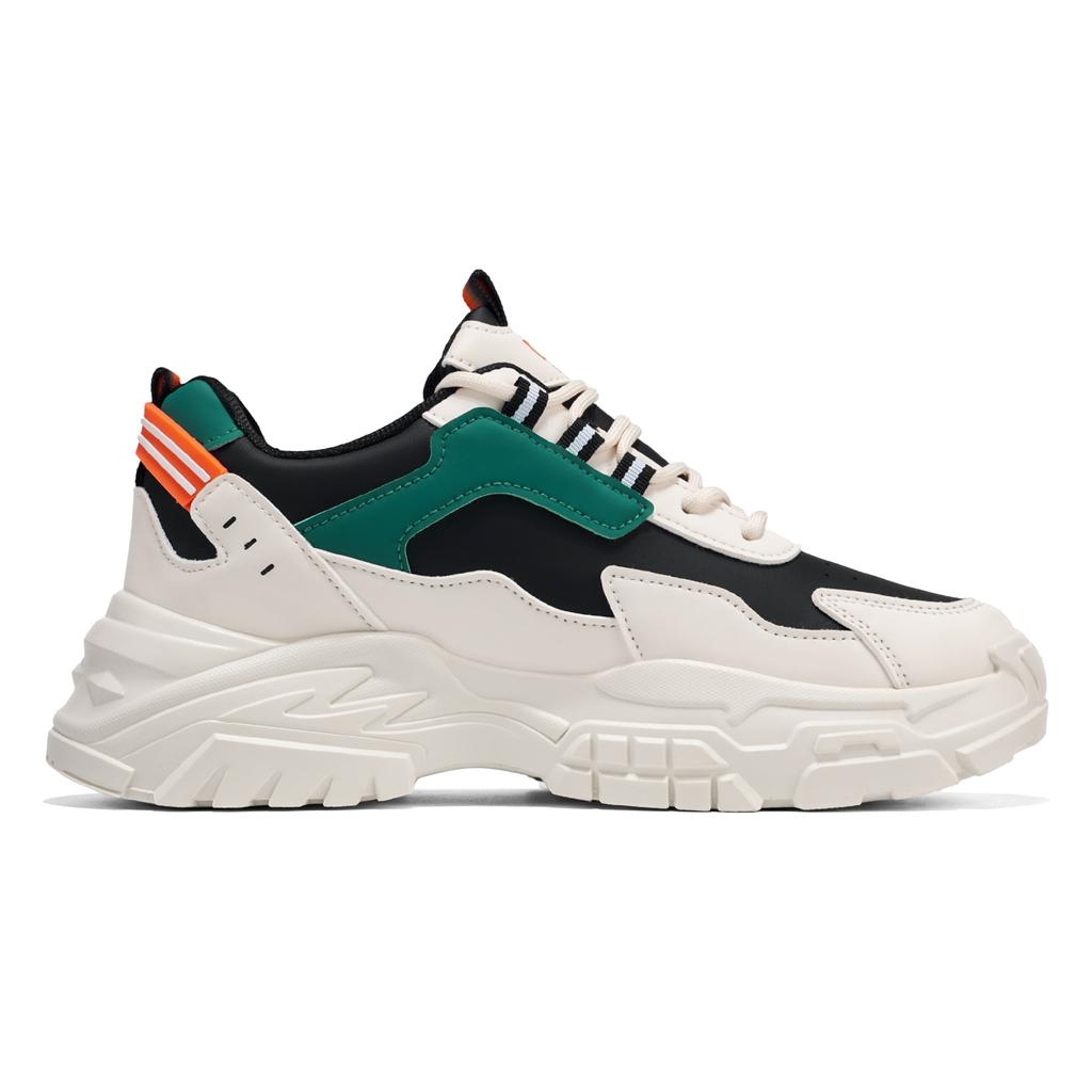 Men'S Breathable Sports Running Shoes  New Style Dad Casual Thick Bottom Heightening Mesh Surface Trendy Student Sneakers