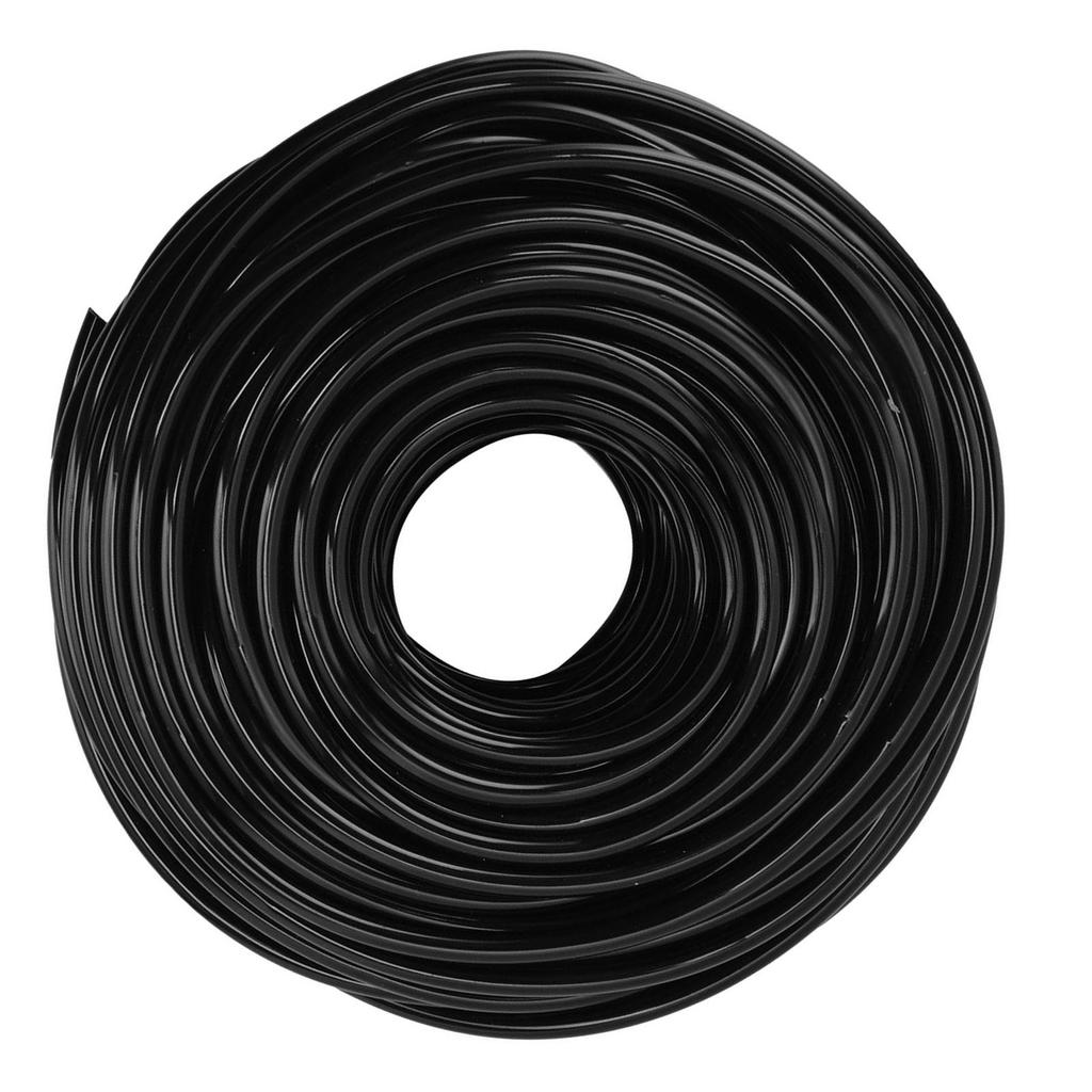 16t 4/7 Drip Irrigation Hose Garden Irrigation Hose Flexible Hose for Spotlights, Irrigation Parts and Drip Systems Black (50M/16t)
