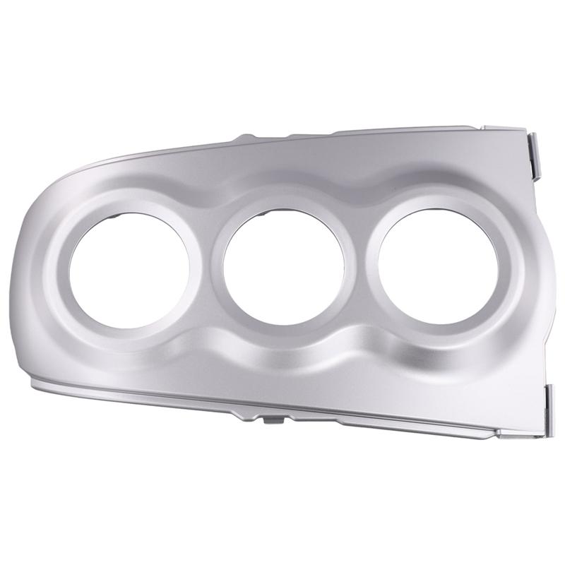 Car Instrument Cluster Lower Trim Panel 55406-0D300-B0 for Toyota Yaris Aralito 07-13 Dash Climate Control Panel Silver