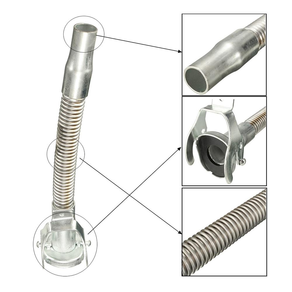 Fuel Canister Outlet Pipes,Jerry Cans Flexible Power Spout,Stainless Steel Diesels Oil Can Tank Spout Nozzle For Automotive