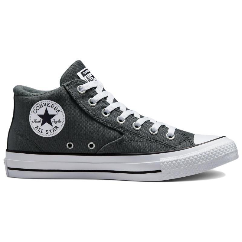 Converse Chuck Taylor All Star Malden Street Comfortable and Versatile Mid-Top Canvas Shoes for Men and Women in Grey