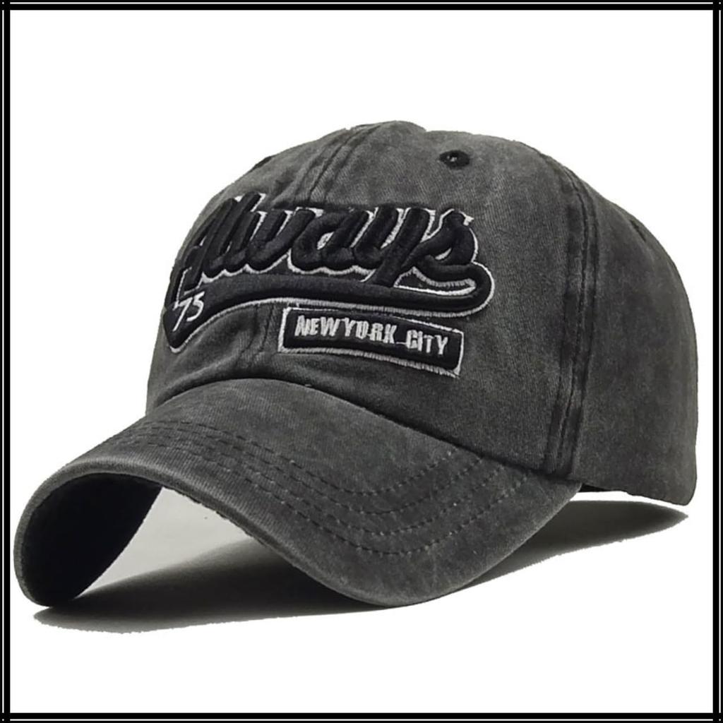 Hut Kappe Besticktes Logo Design Verstellbar Lässig Mode Männer Frauen CZA372 [White Fang] (Schwarz)