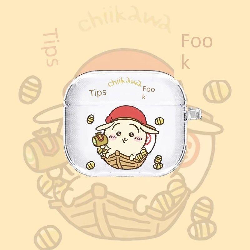 

Чехол для наушников Apple Airpods4 Защитный чехол Airpodspro2 Новый прозрачный мягкий чехол AirPod Giica Wow IPods Xiao Ba 3 Милый парный мужской и женский Бокс Apple Airpods Pro 1_Zhaofousacki