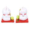 Solar Energy Powered Beckoning Lucky Money Cat for Home Office Car Decor Feng Shui Lucky Cat Waving