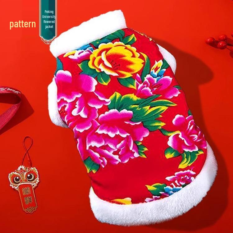 Ins Teddy Bear Pomeranian Pet Hoodie - Anti-Shedding Autumn/Winter Warm Sweatshirt for Small Dogs