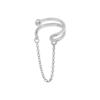 Sternenhimmel Perlenquaste Ohrhaken mit Zirkonia – Kein Piercing erforderlich