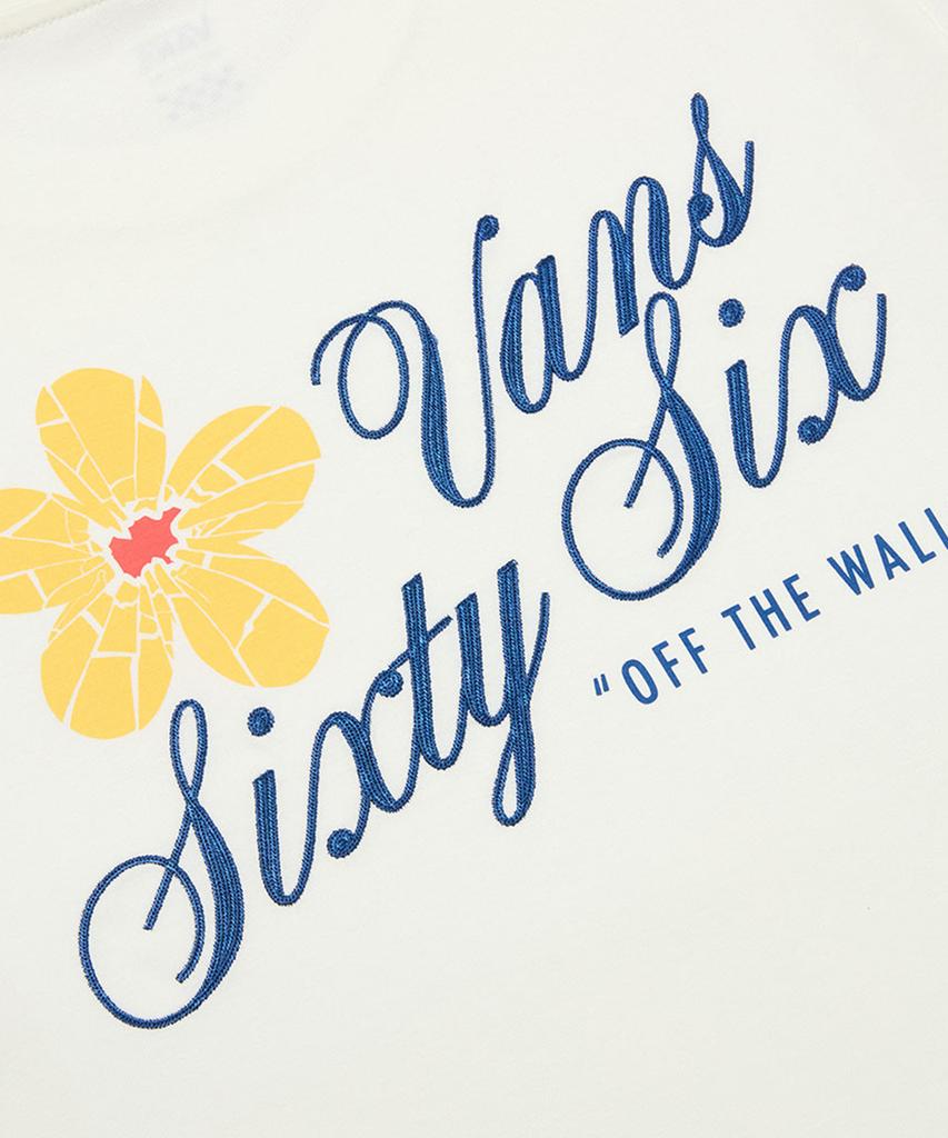 Vans New Flower Logo Short Sleeve Tee - Marshmallow / Vn000Nnrfs81