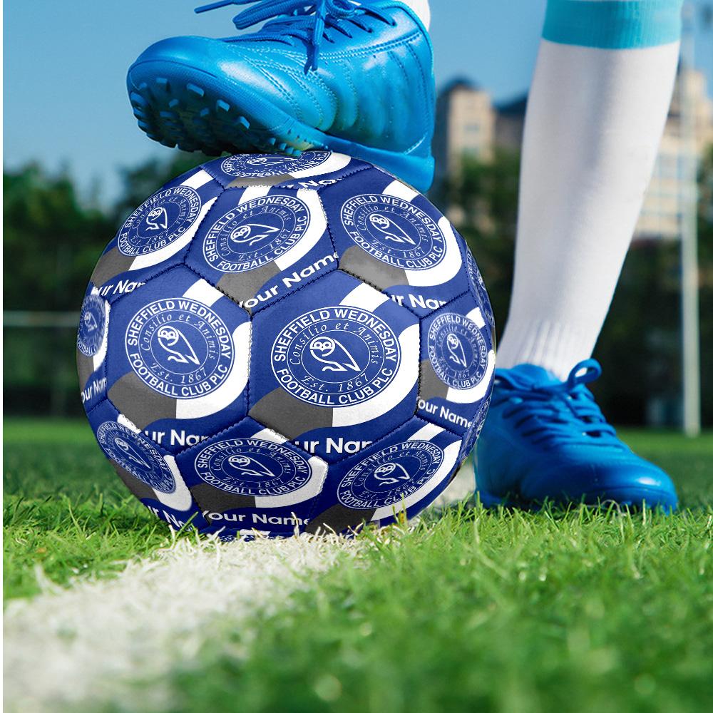 Sheffield Wednesday FC Fashion Size 5 Football Wearproof Non‑Slip Soccer Ball For Sports Training Entertainment Use