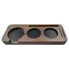 Natural Wood 51mm Coffee Tamper Organizers Feature Sturdy Base Coffee Tamper Storage Holders for Secure Placement