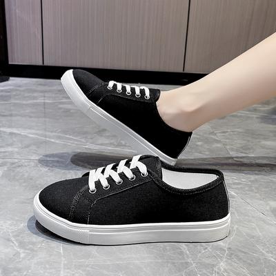 2024 Fashion Casual Sneakers Women Vulcanize Shoes Women Canvas Shoes Summer Autumn Lightweight Solid Flat Sport Shoes of Women