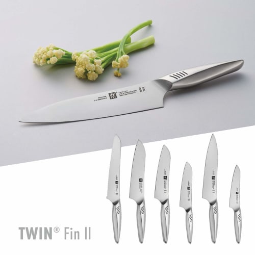 ZWILLING Twin Fin 2 Vegetable Knife, 170mm, Made in Japan, All Stainless Steel, Dishwasher Safe, Made in Seki City, Gifu Prefecture [Official Product