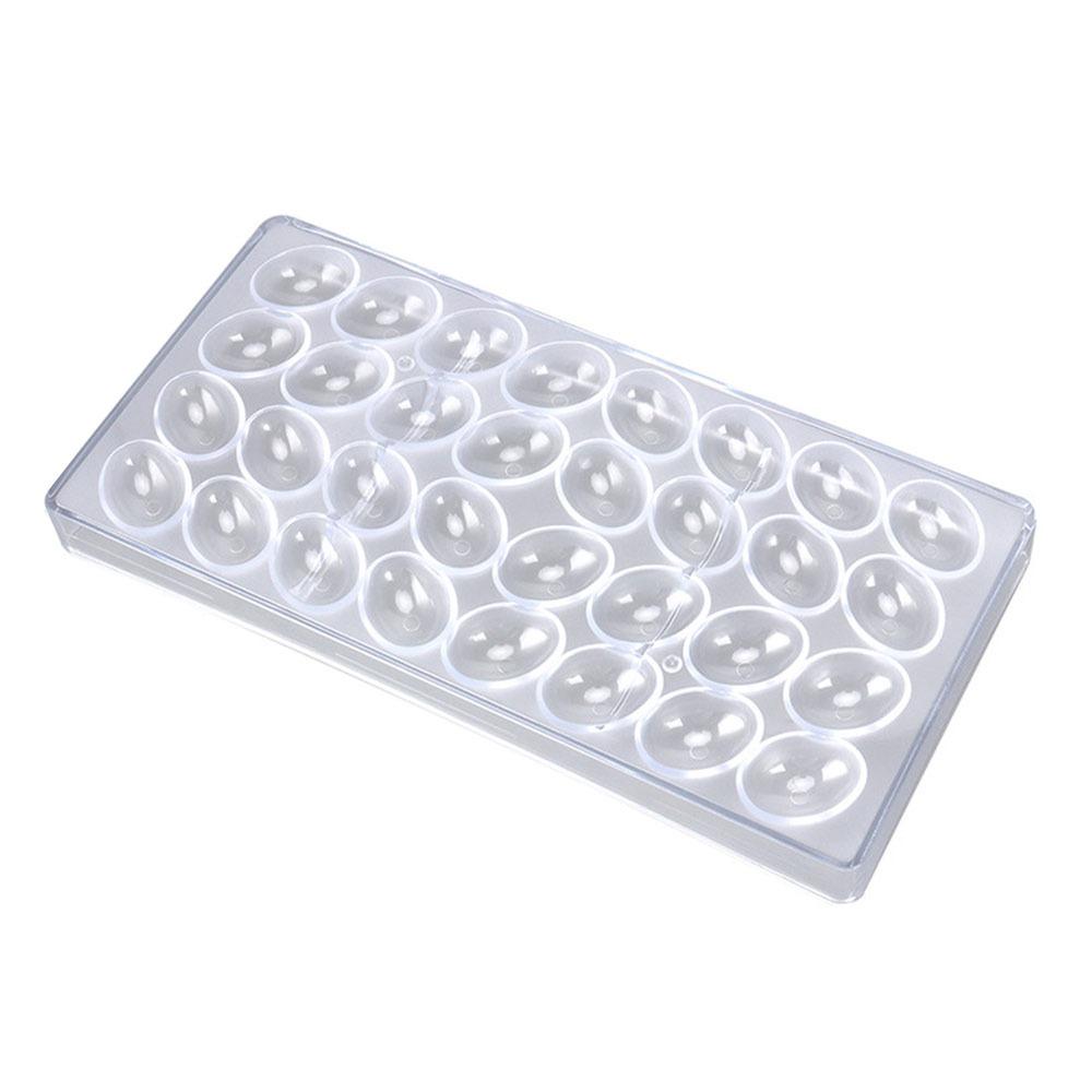 Easy Clean Polycarbonate Chocolate Mold Clear Durable Confectionery Mould Reusable Baking Baking Tool Kitchen Supplis