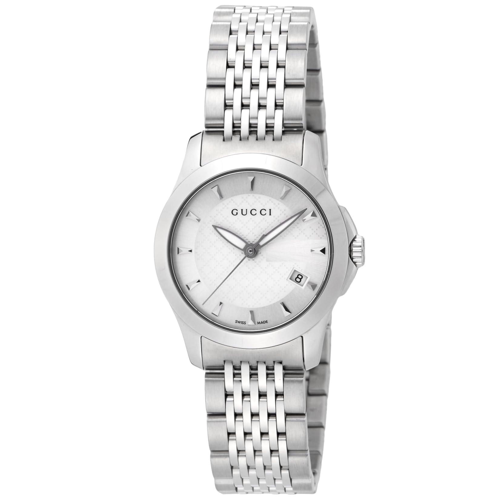 

Gucci Watch YA126501 Silver G-Timeless Women s [Used]