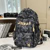 Schoolbag Burden Reduction School Bag Boys High School Students Large Capacity Backpack Junior High School Girls Printed College Students Leisure 