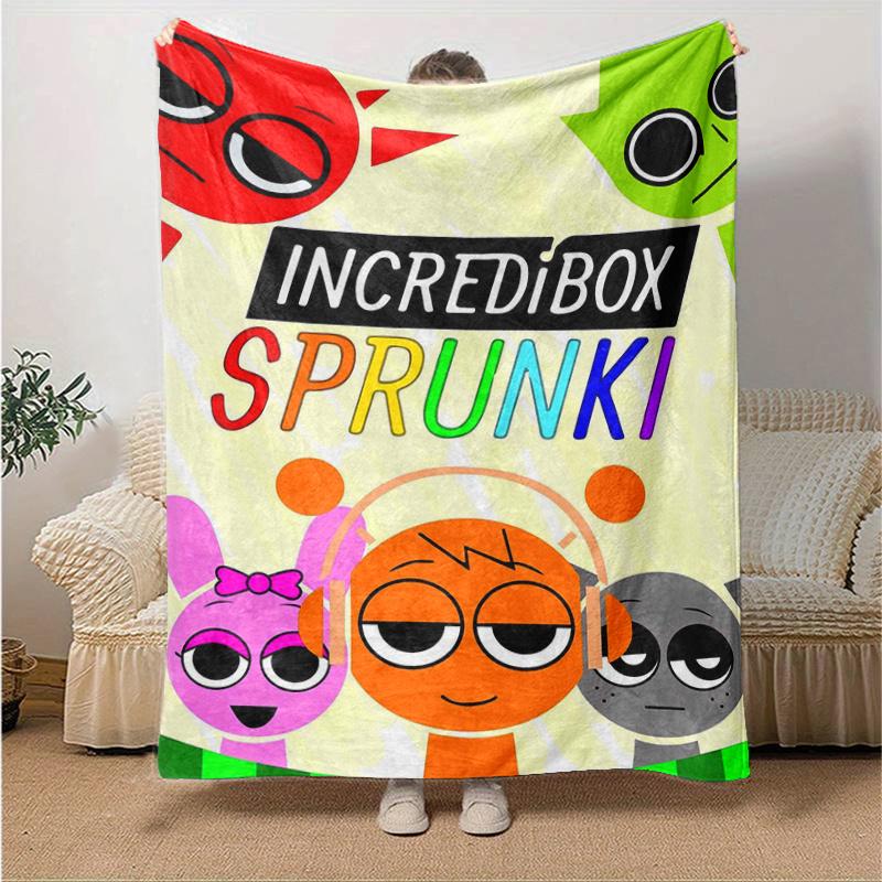 1pc Anime Characters Throw Blanket, Cute Home Decor for Couch, Bed .B057