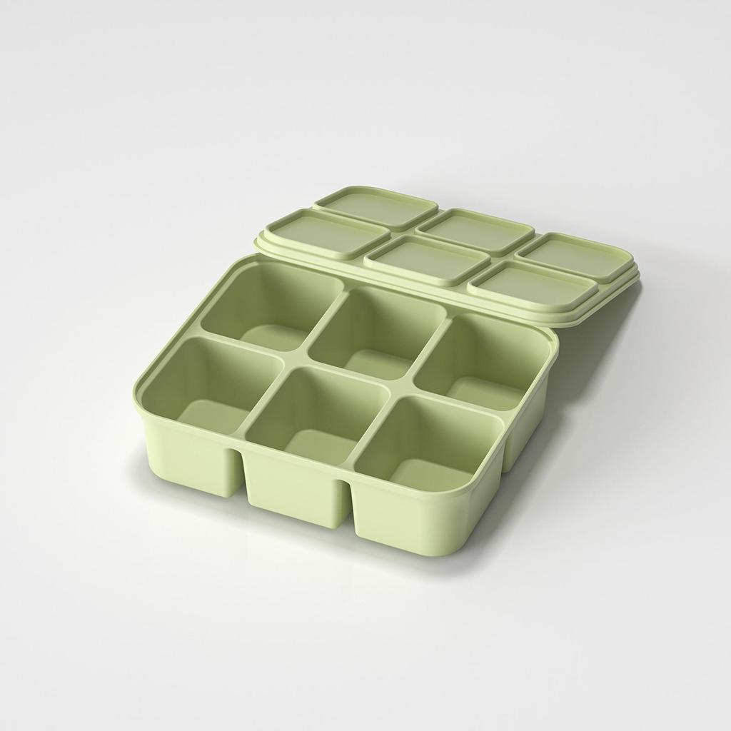 Verbesserte Silikon-Eiswürfelform mit Deckel - Lebensmittelqualität, Große Kapazität, Geruchlos, Leicht zu lösen für DIY-Eis zu Hause