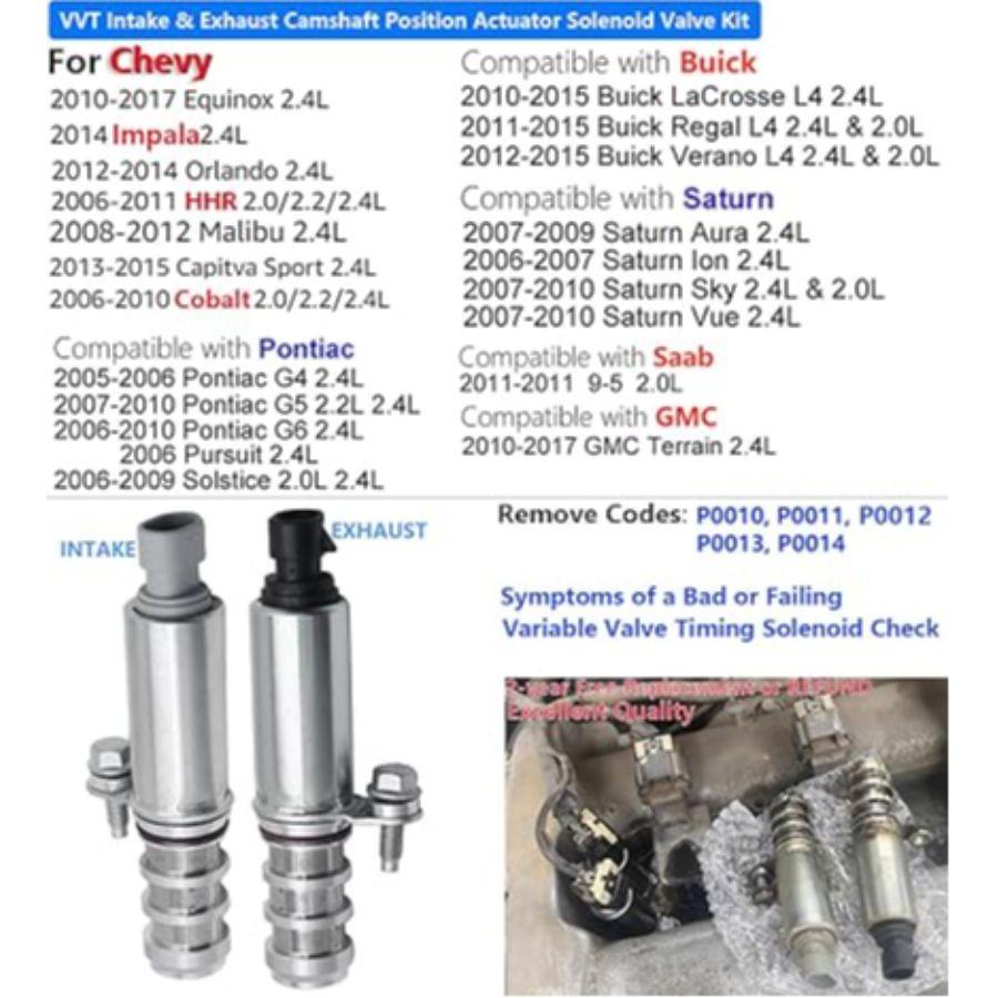 Intake Exhaust Camshaft Position Actuator Solenoid Camshaft Actuator