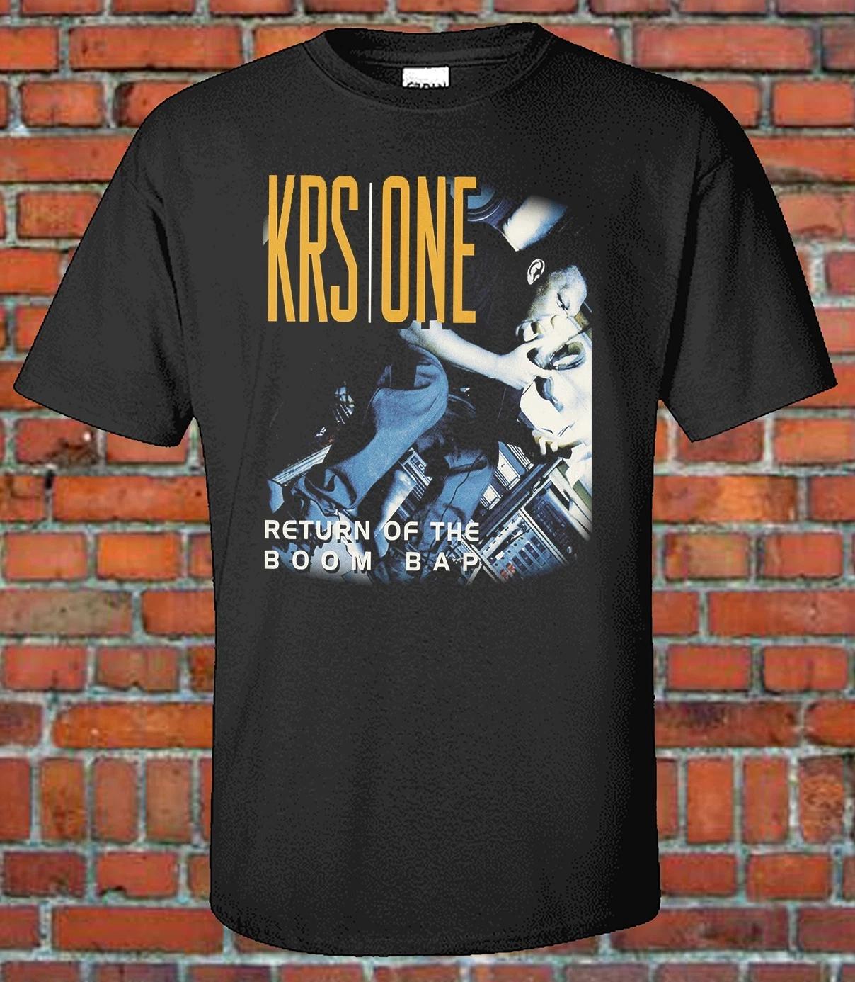 

Vintage Style T-Shirt Retro Reproduction KRS 1 Hip-Hop Legend Bootleg Tee S