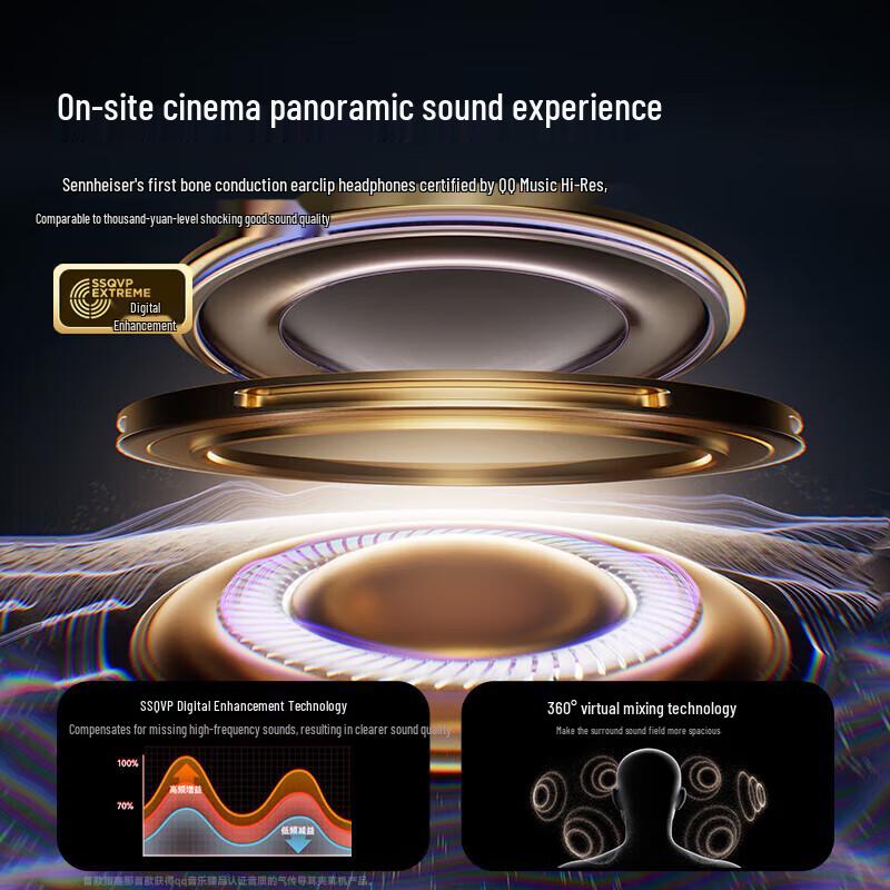 Sena Z50S Pro Open-Ear Bone Conduction Sports Headphones