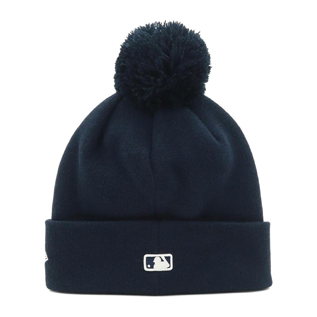 New Era MLB ONSPOTZ Exklusiv NY Marineblau Kostenlos Bommel Rippbündchen Strickmütze mit Bommel New York Yankees Bommeln,