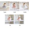 Pink White Christmas Hanging Decorations Plush Toys Xmas Tree Ornaments Hanging Pendants Doll