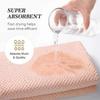 Large Microfiber Hair Towels Ultra Soft Hair Towel Wrap with Elastic Loop for Curly Hair Long & Short Hair