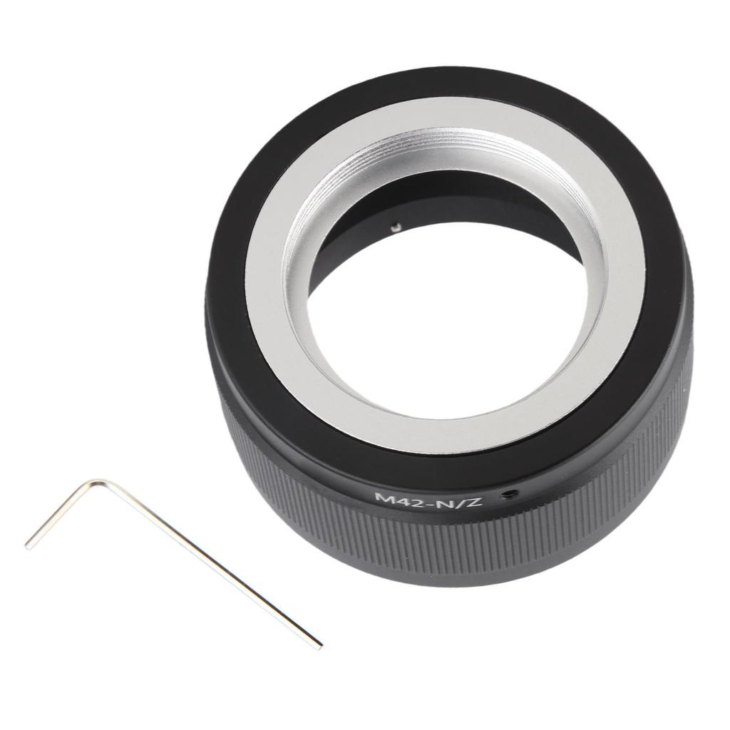 Aluminum Alloy M42 Lens Mount Adapter Ring for Z Mount Series Full Frame Camera
