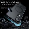 For Samsung Galaxy S25 Plus Ultra Edge FE Case Matte Magsafe Drop-proof Built-in Airbag Corner Non-yellowing Material Soft Cover