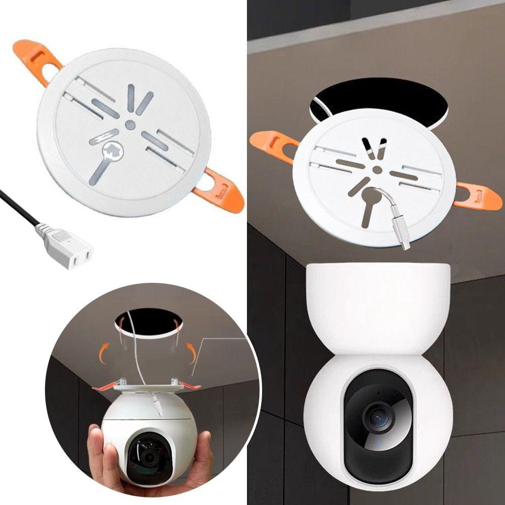 Tilt Hoisting Base Camera Hole Filler Bracket Wall Mount Bracket for Xiaomi Ezviz TP-LINK