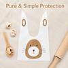50PCS Long Ear Treat Bags Bunny Sheep Mouse Print Snack Packaging Bag  Easter Party Favor