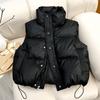 Cotton Vest Women's Short Autumn and Winter Korean Version Vest Padded Jacket Thickened Vest