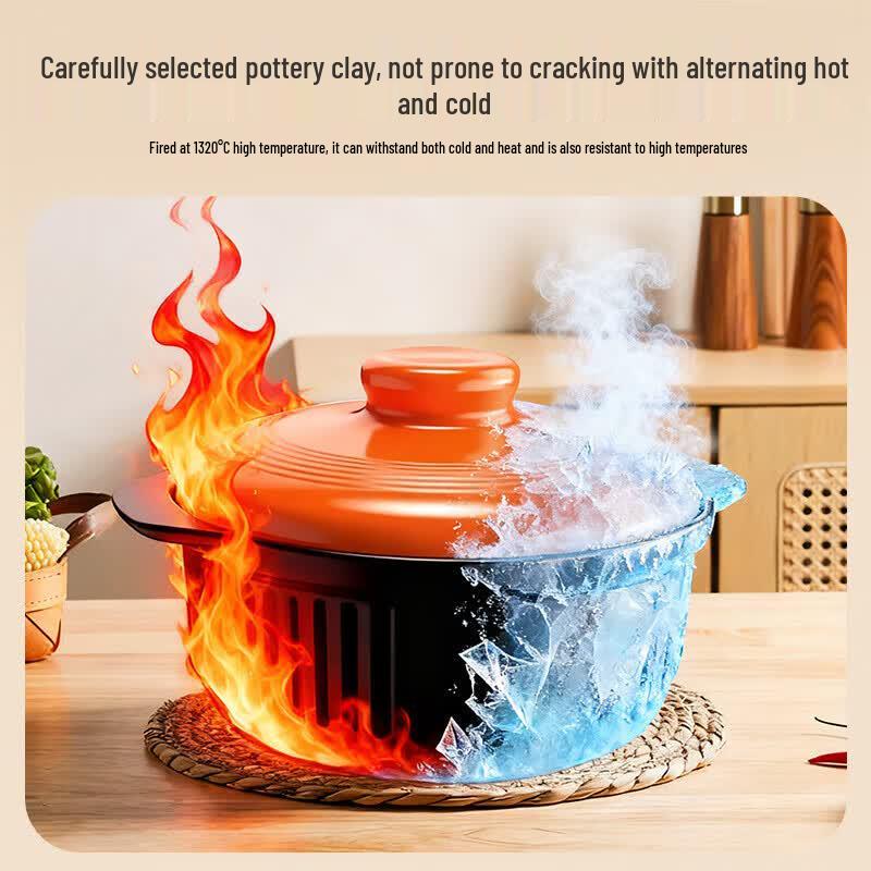 Durable Ceramic Casserole Pot