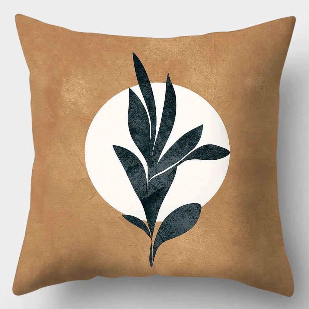 Art Drawing Style Pillowcase Square Sofa Pillowcase Abstract Main Image Cushion Cover