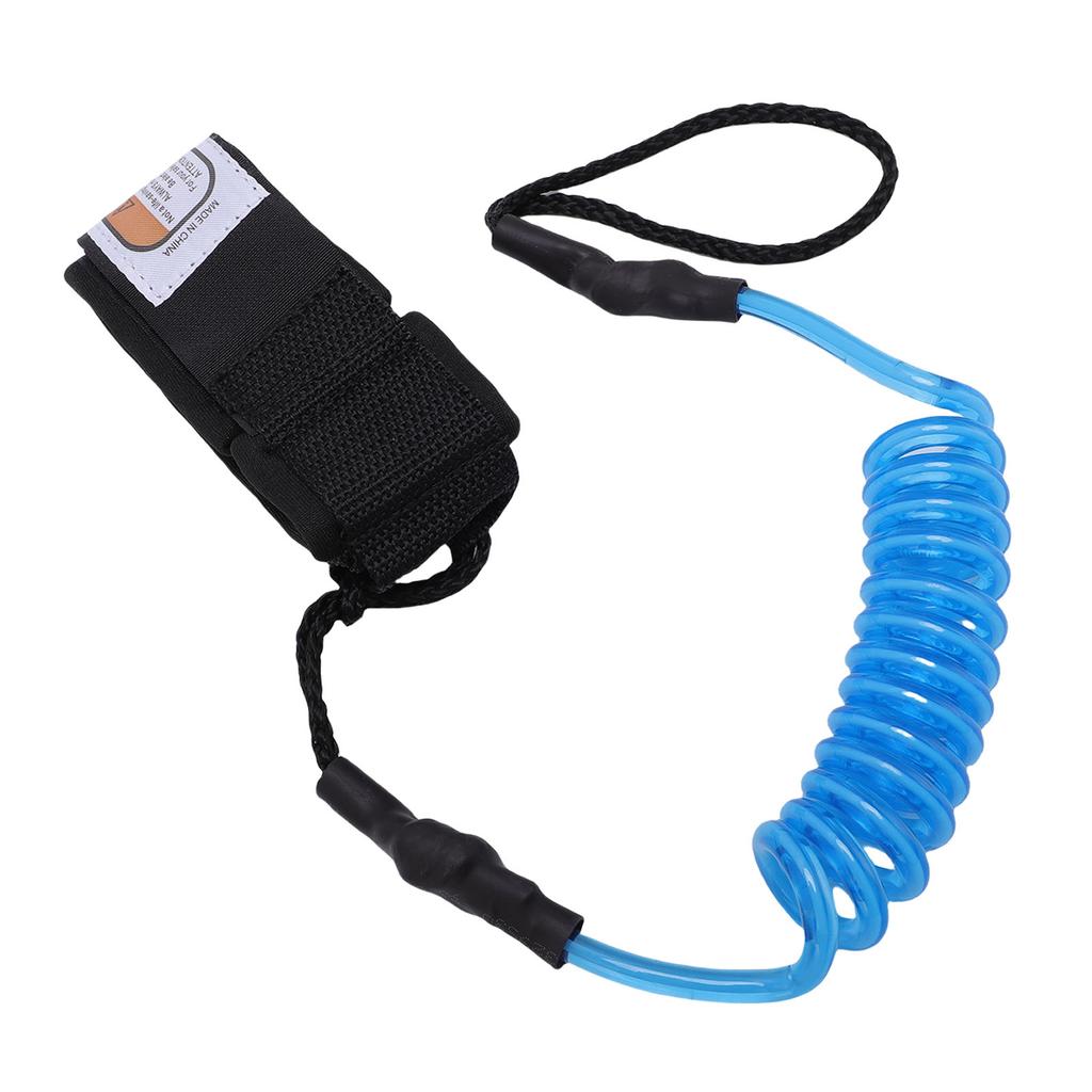 Surfboard Leash 4ft 5.5mm TPU Nylon 2-köpfige Surfleine für Shortboards Longboards Skimboards Blau