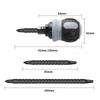 Ratchet Screwdriver Set Dual-Purpose Short Shaped Radish Head Screwdriver High Hardness Labor-Saving Screwdriver Diy Tools