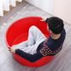 Extra Thick Red Plastic Washbasin - Large Round Household Basin