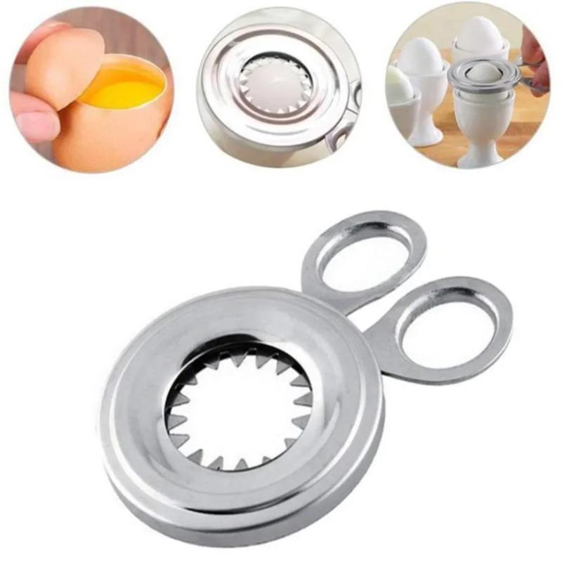 Boiled Egg Cutter Eggs Scissor Kitchen Tools Stainless Steel Egg Cutter Boiled Eggs Shell Scissor Peeling Kitchen Accessories