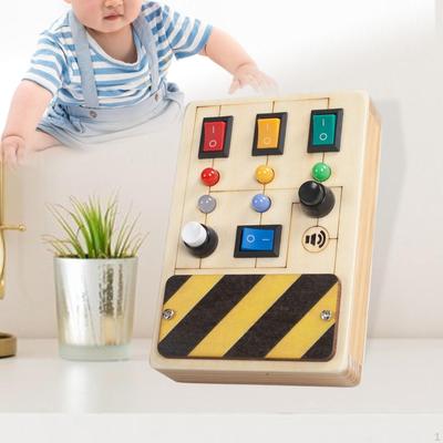 Busy Board Electronic Educational Development Teaching Aids Wooden Party Sensory Toys Interaction