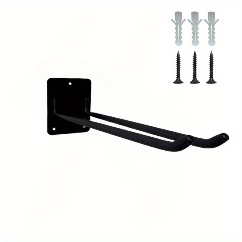 1pc Heavy Duty Steel Wall-Mounted Garage Storage Hook Organizer - Multi-Functional Tool Hanger for Shovels, Rakes, Garden Tools - Space